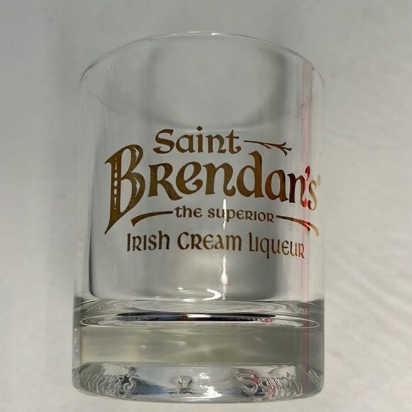 Saint Brendan’s Irish Cream Liqueur Glass 8 Oz 2 1/2 In Round 3 3/4 Tall 1 Only - Picture 5 of 8